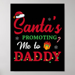 Affiche Noël Grossesse Faire-part Nouveau Papa Maman Cadea