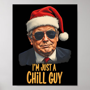 Affiche Noël Je ne suis qu'un enfant, les gars amusants Pè