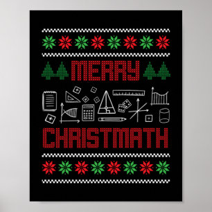 Affiche Noël Joyeux Noël Geeks Nerd Cadeau enseignant