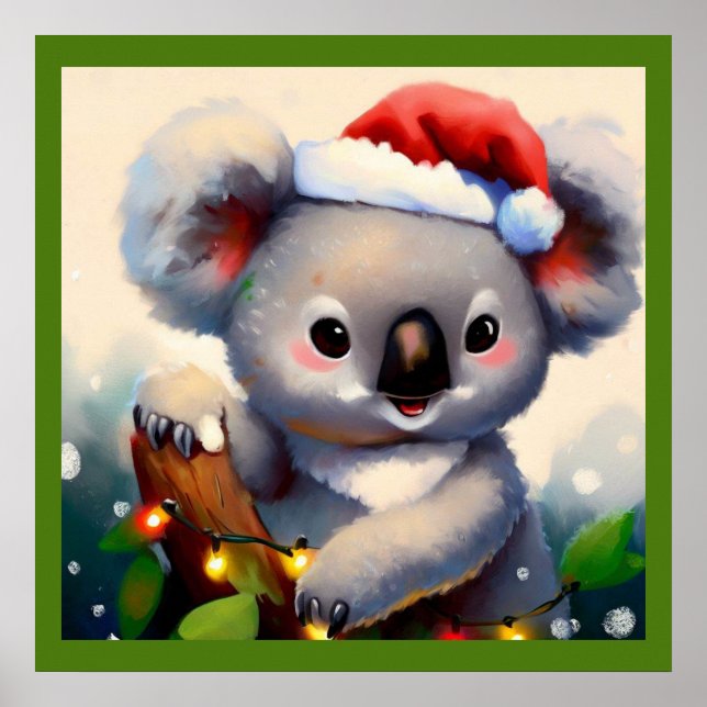 Affiche Noël Koala 2 (Devant)