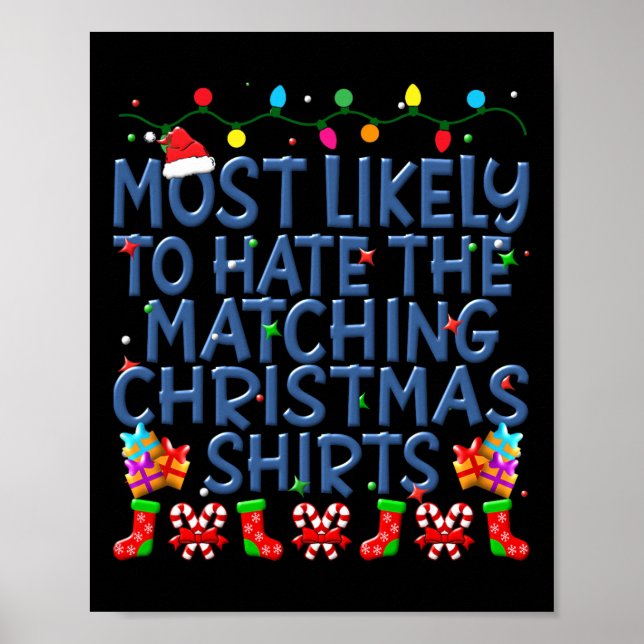 Affiche Noël Le Plus Susceptible De Haine Correspondant No (Devant)