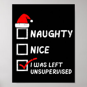 Affiche Noël Méchants Gentils Hommes de Noël laissés sans