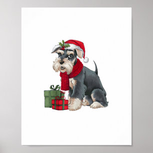 Affiche Noël Noël Noël de Noël du Giant de Père Noël Schna