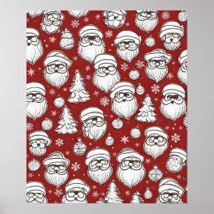 Affiche Noël Père Noël