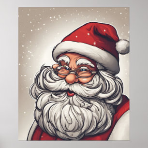 Affiche Noël Père Noël