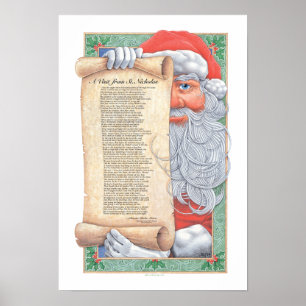 Affiche Noël Père Noël Imprimer