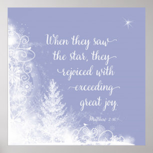 Affiche Noël - Quand ils ont vu l'étoile