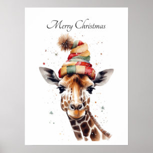 Affiche Noël Safari Cosy, personnalisé