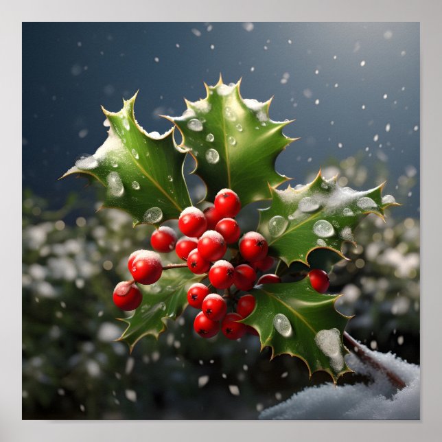 Affiche noël saint magnifique photo (Devant)