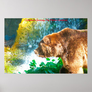 Affiche Noël Salutations Mon Hunter Gatherer