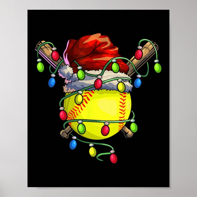 Affiche Noël Softll Xmas Guirlandes de Noël Softll Play (Devant)