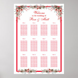 Affiche Noël Trouvez votre siège