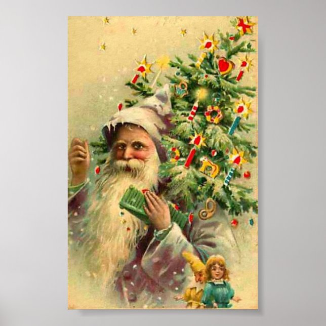 Affiche Noël vintage (Devant)