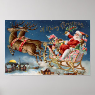 Affiche Noël vintage
