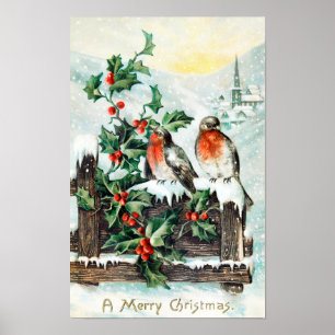 Affiche Noël vintage