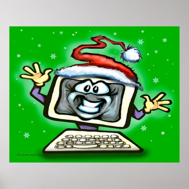 Affiche Noël virtuel (Devant)