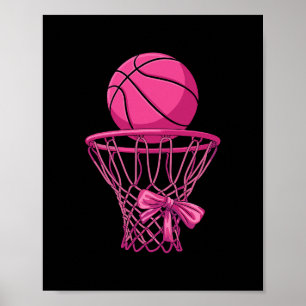 Affiche Nœud Coquette Rose Crâne Rose Crâne Maman Fille