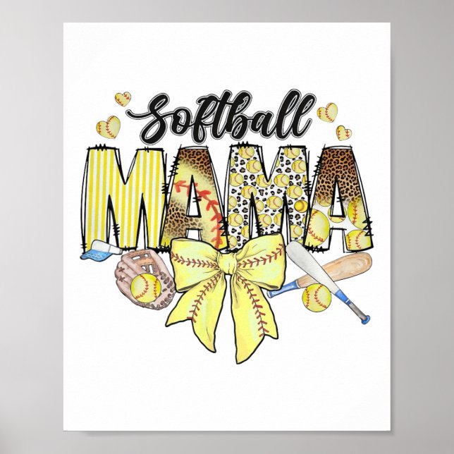 Affiche Nœud Coquette Softll Maman Fête des Mères Softll  (Devant)