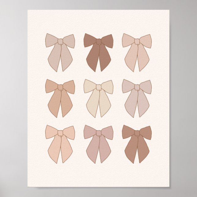Affiche Nœuds Mousse au Chocolat Prépa Coquette (Devant)