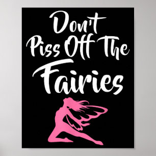 Affiche N'offensez pas les fées Conte de fées Fantastique