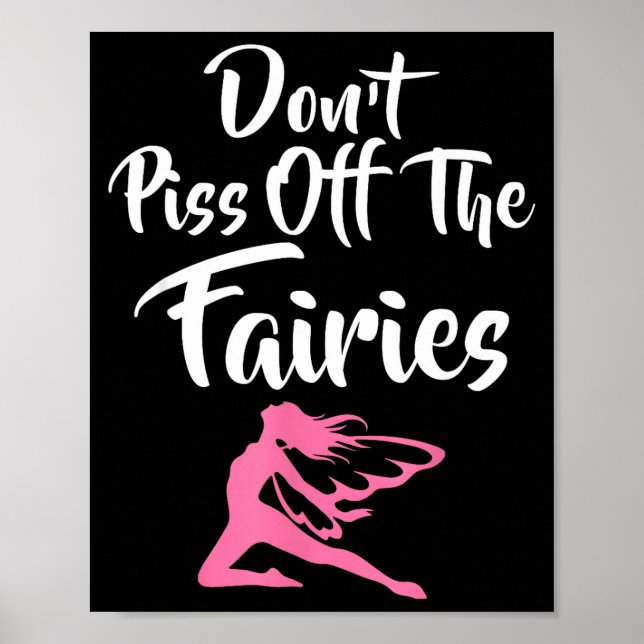 Affiche N'offensez pas les fées Conte de fées Fantastique  (Devant)