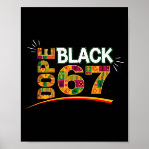 Affiche Noir 67 Mois de l'histoire des Noirs Six Sept Meme