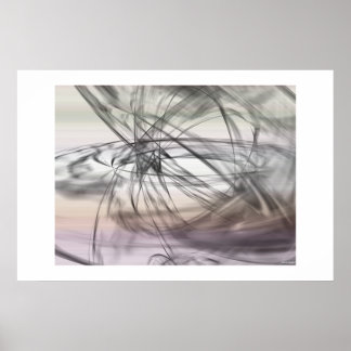 Affiche Noir, blanc et un peu bleu