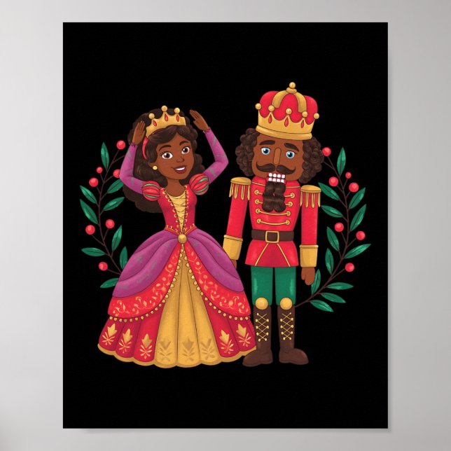 Affiche Noir Casse-Noir Plum Fée Kwanzaa Africaine (Devant)