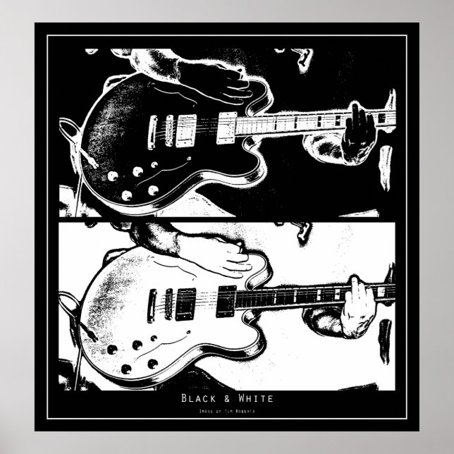 Affiche Noir et blanc (Devant)