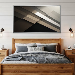 Affiche Noir et Blanc Architecturaux Dramatiques