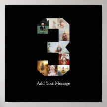 Noir et blanc Numéro 3 Collage photo