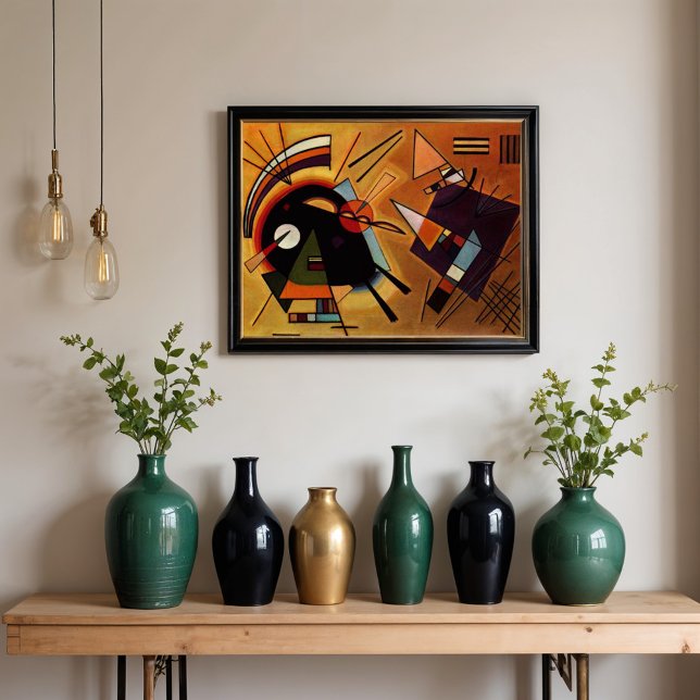 Affiche Noir et Violet, Kandinsky, 1923 (Créateur téléchargé)