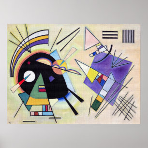 Affiche Noir et Violet - Wassily Kandinsky Art Moderne
