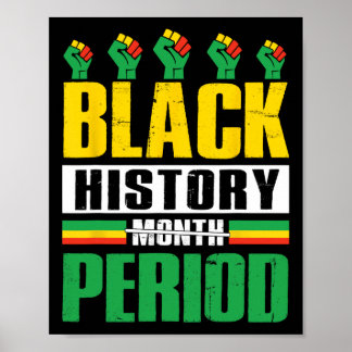 Affiche Noir Histoire Mois Période Bhm Africain Américain