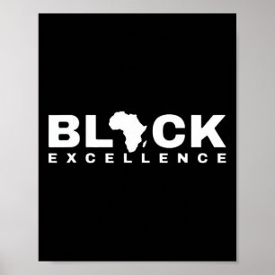 Affiche Noir Histoire Mois Sensibilisation Afro-Américain