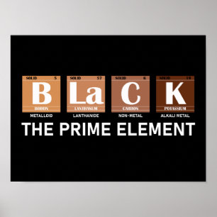 Affiche Noir L'Élément Premier