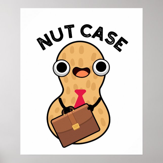 Affiche Noix de Cas Puns Drôles de Cacahuètes (Devant)