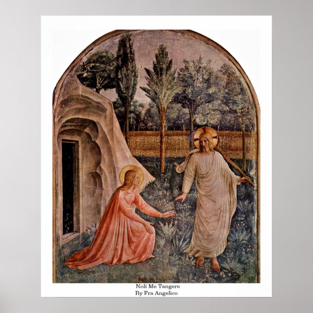 Affiche Noli Me Tangere Par Fra Angelico (Devant)