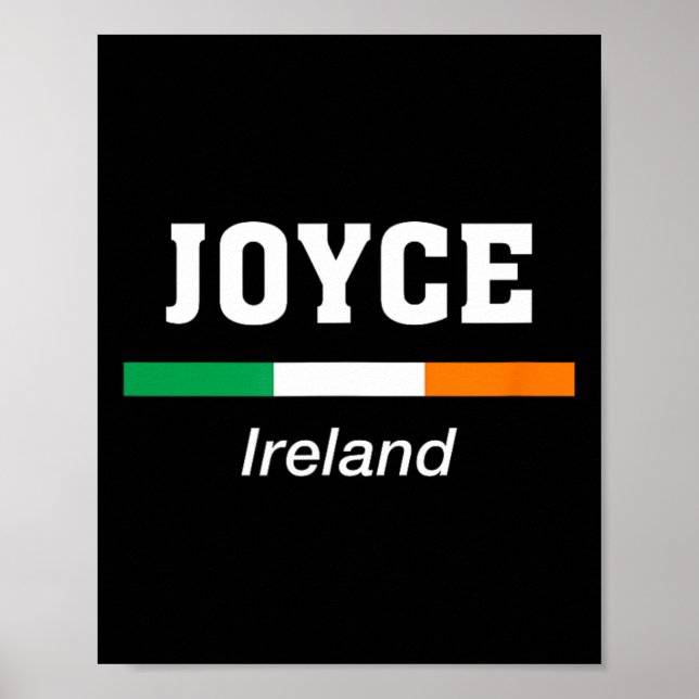 Affiche Nom de famille irlandais Joyce Saint Patrick Irlan (Devant)