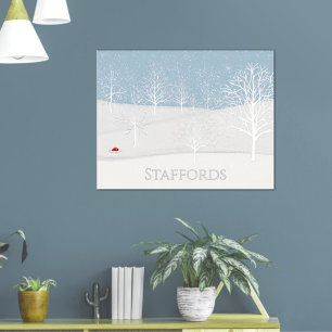 Affiche Nom de famille Winter Wonderland