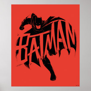 Affiche Nom de la brosse à encre Batman