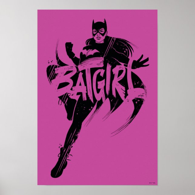 Affiche Nom de la brosse d'encre Batgirl (Devant)