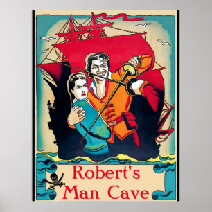 Affiche Nom de la cave man