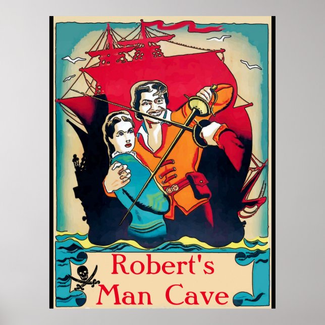 Affiche Nom de la cave man (Devant)