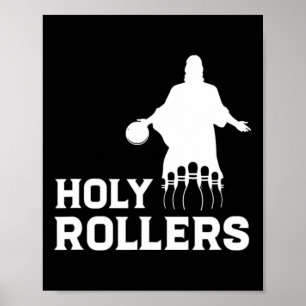 Affiche Nom de l'équipe de bowling Rollers Saint