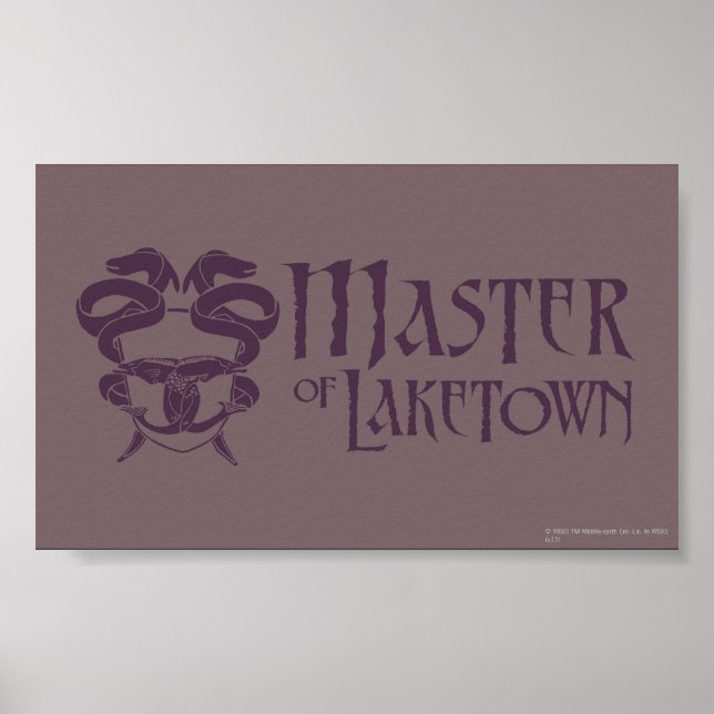 Affiche Nom Du Maître De Laketown (Devant)
