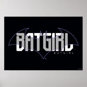 Affiche Nom Hi-Tech de Batgirl Graphique