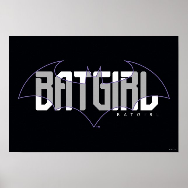 Affiche Nom Hi-Tech de Batgirl Graphique (Devant)