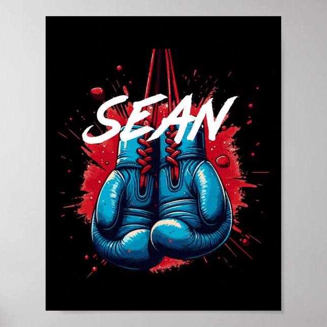 Affiche Nom personnalisé de la boîte de dialogue Sean (Devant)