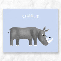 Nom personnalisé de l'Amoureux des animaux de Rhin